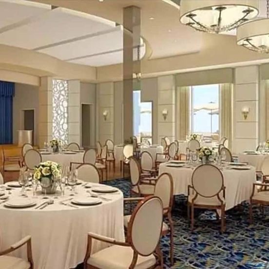 Banquet hall view of Luxe Penthouse Waterfront Loft