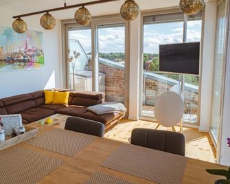 Penthouse am Meer Barth - Barth - Wohnzimmer