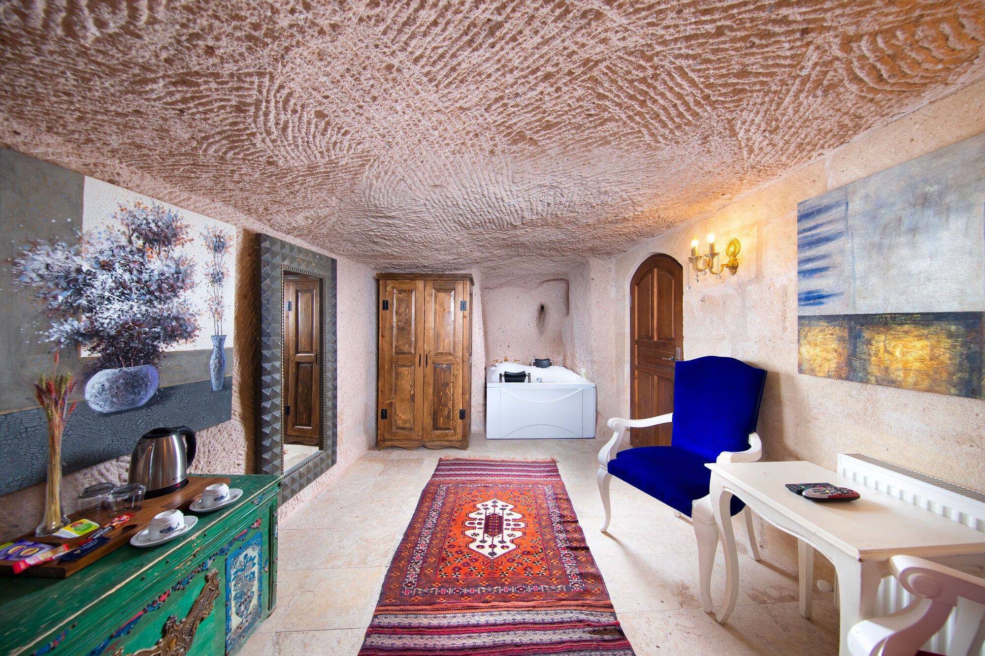 Cappadocia Fairy Chimneys Selfie Cave Hotels - Special Class - Uchisar - Вітальня