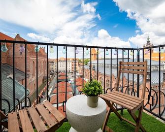 Stunning Apartment with Balcony - Gdansk - Balcony