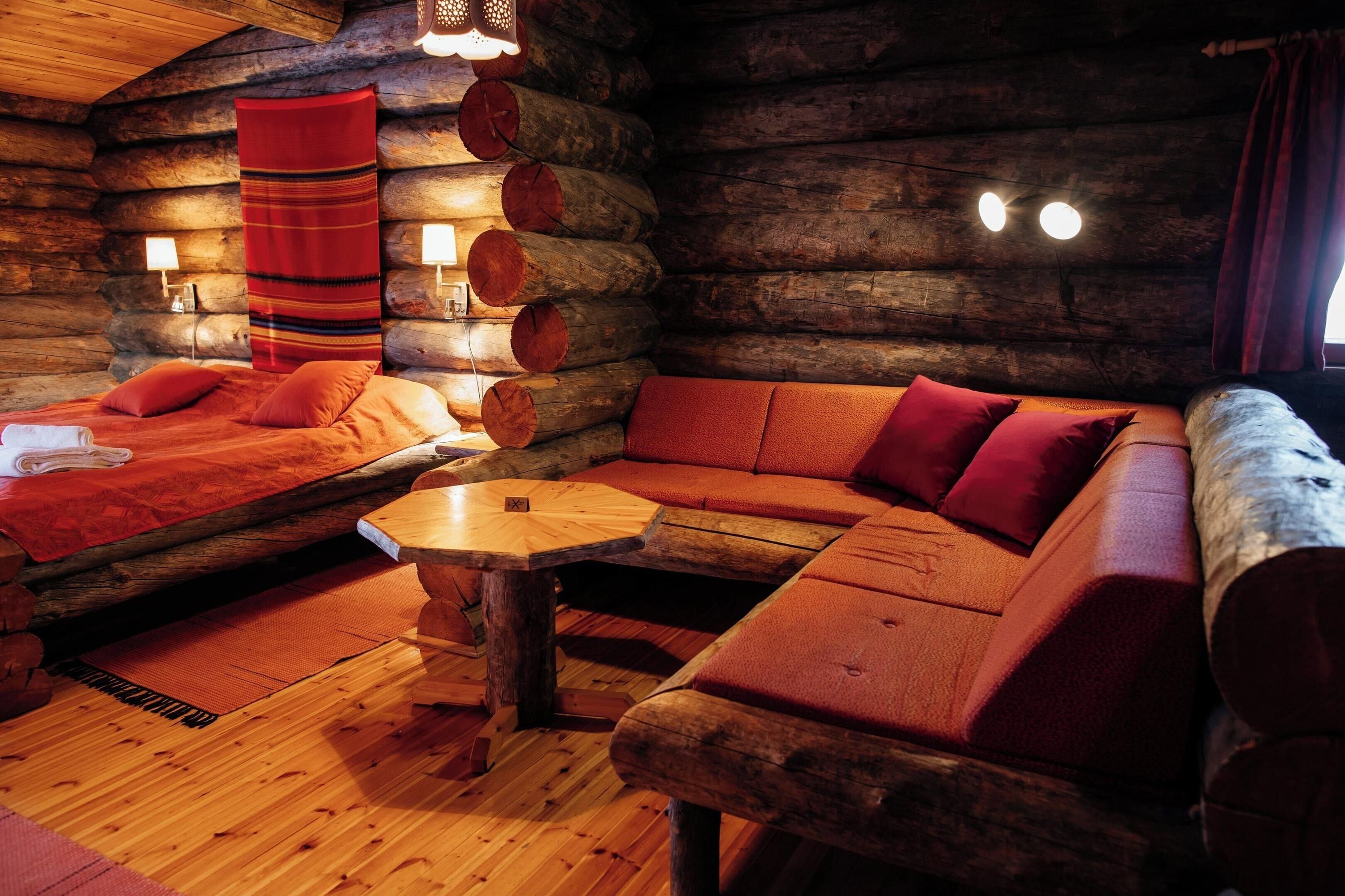 كاكسلاوتانين آركتيك ريزورت - ساريسيلكا - غرفة معيشة