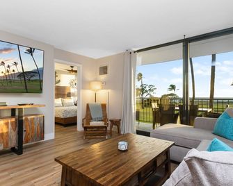 Modern & Elegant Oceanfront Vistas - Kihei - Obývací pokoj