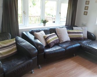 Beautiful river front self catering holiday lodge. - Builth Wells - Salon