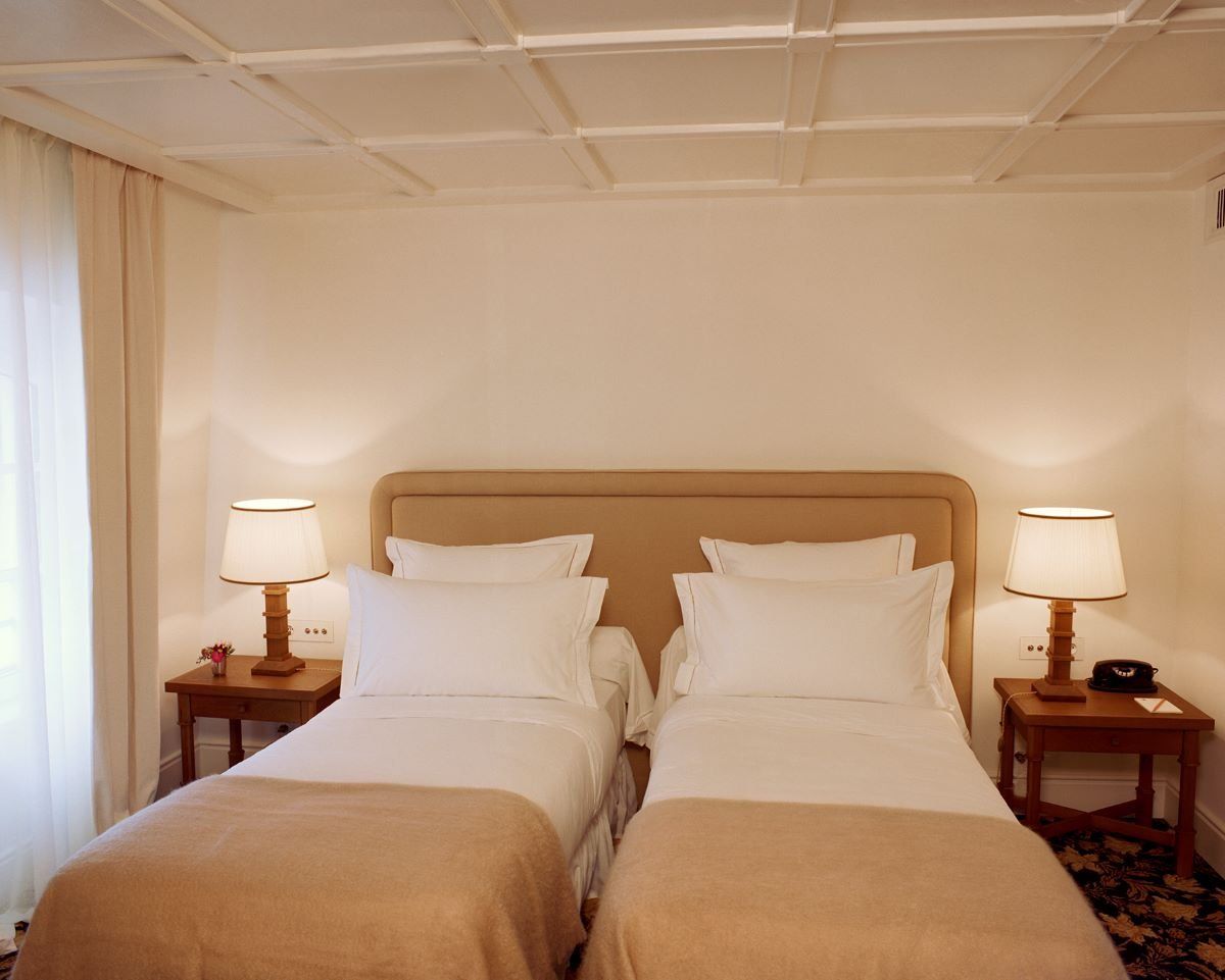 Bedroom view of Hotel Chateau Voltaire