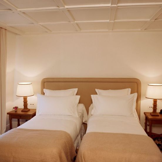 Bedroom view of Hotel Chateau Voltaire