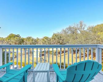 Lagoon Villa 22 - Private Villa! Close Walk to Beach! - Isle of Palms - Balcony