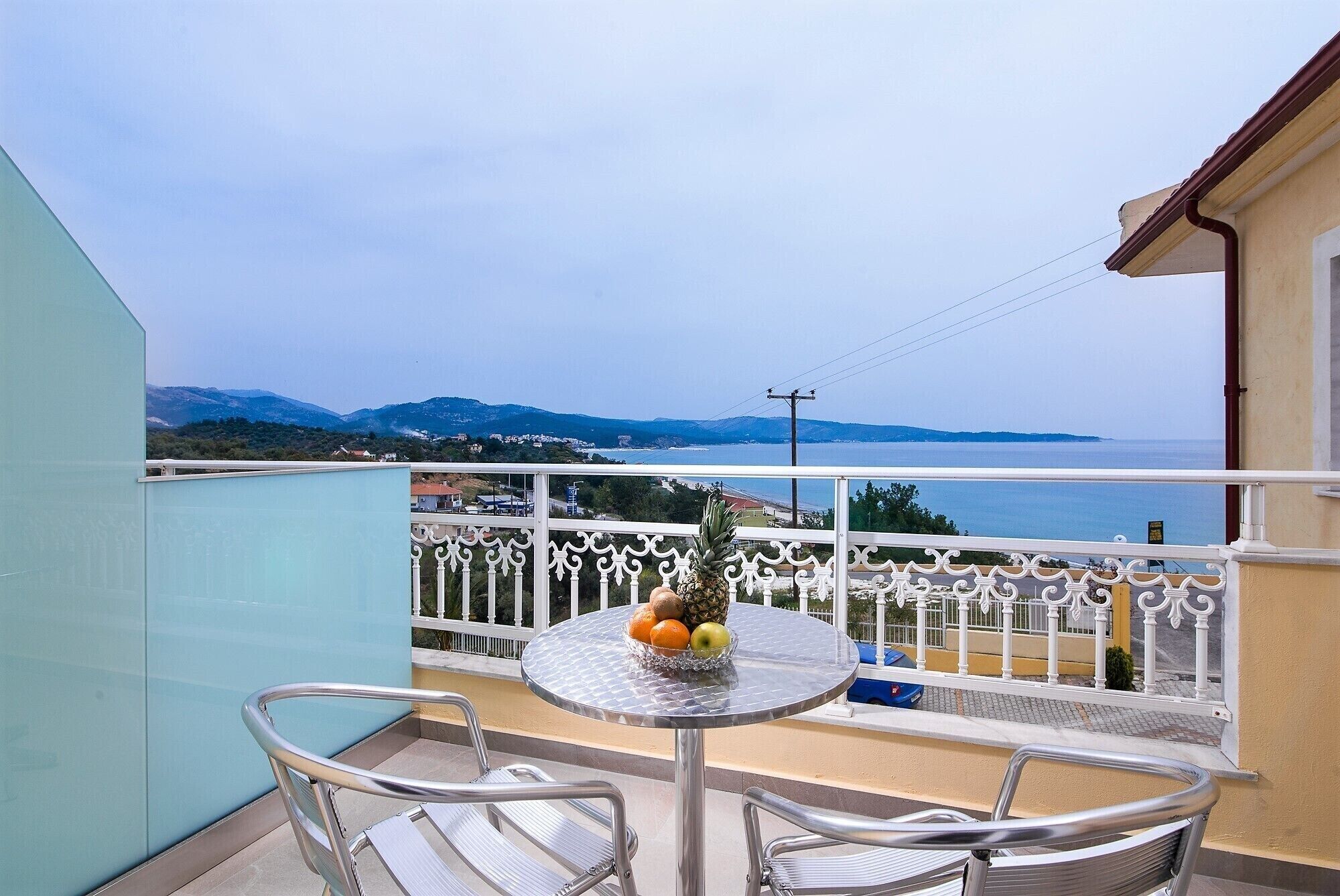 Hotel Diamond - Thasos - מרפסת