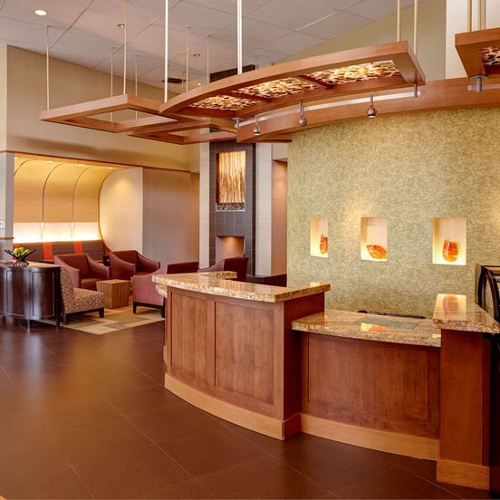 Lobby view of Hyatt Place Fort Myers at the Forum