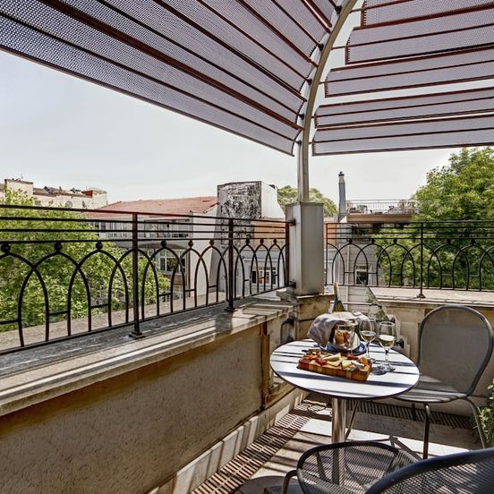 Balcony view of Faros Hotel Old City - Special Category