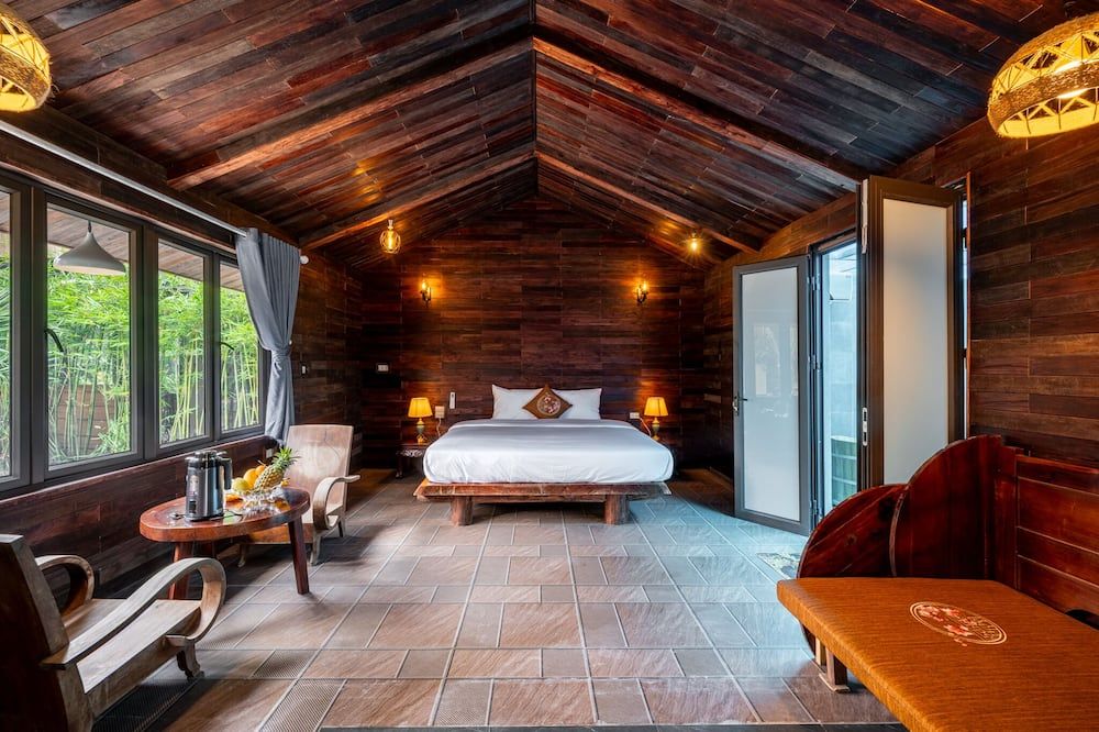 Tràng An garden Resort - נין בין - חדר שינה