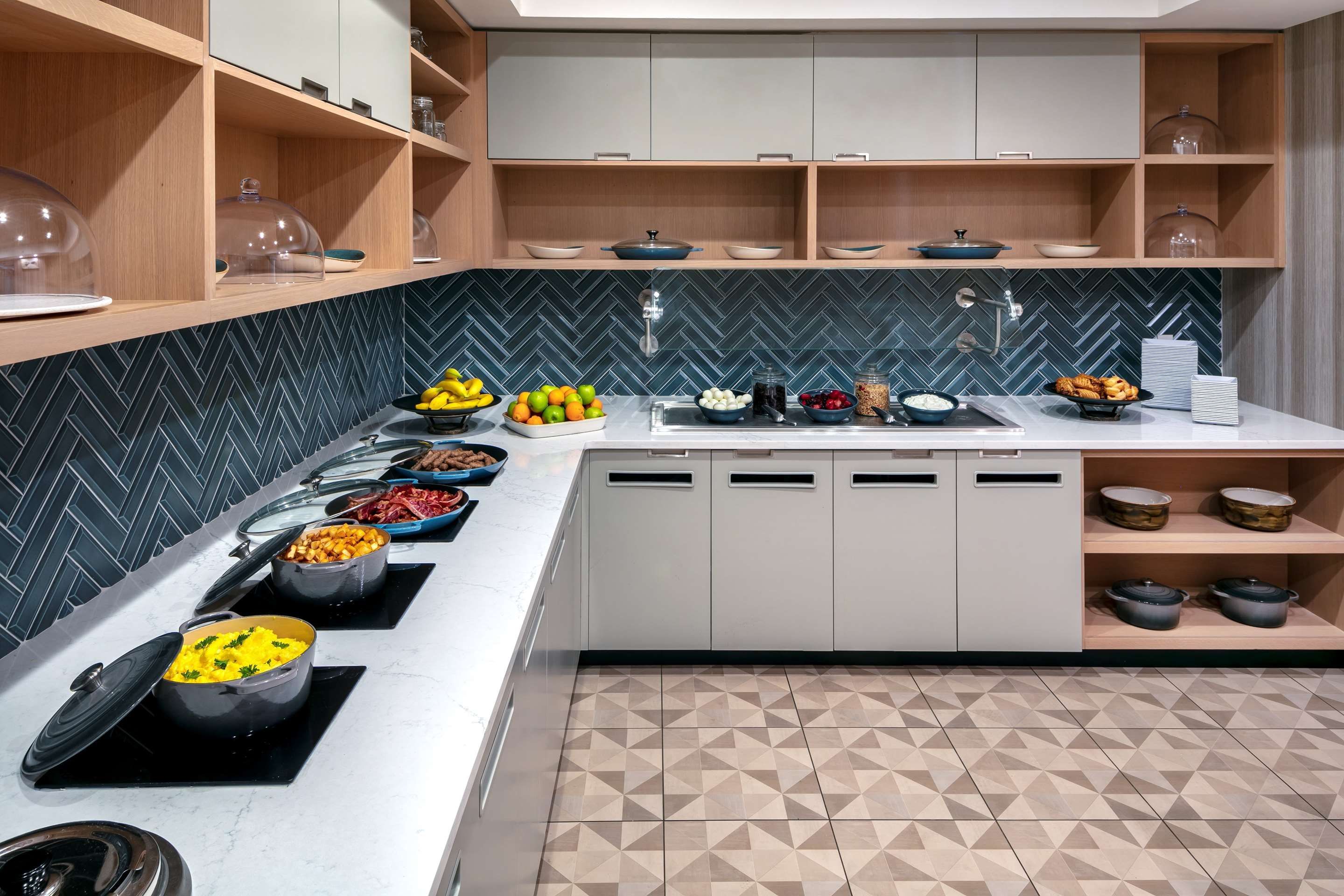 Buffet view of Hyatt Place Fairbanks