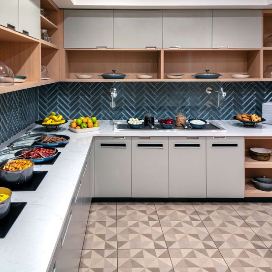 Buffet view of Hyatt Place Fairbanks