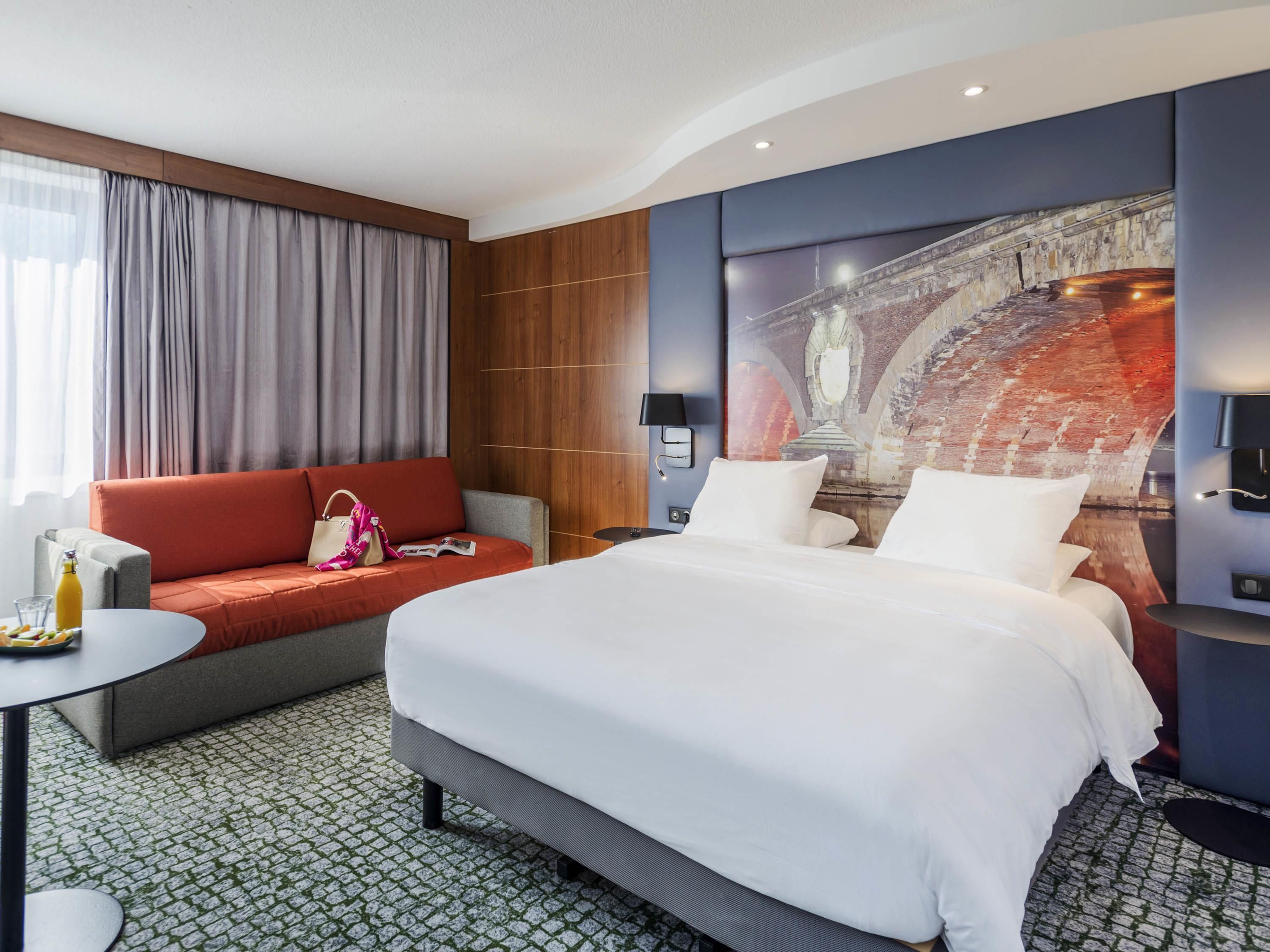 ميركيور تولوز سنتر كومبانز هوتل - تولوز - غرفة نوم