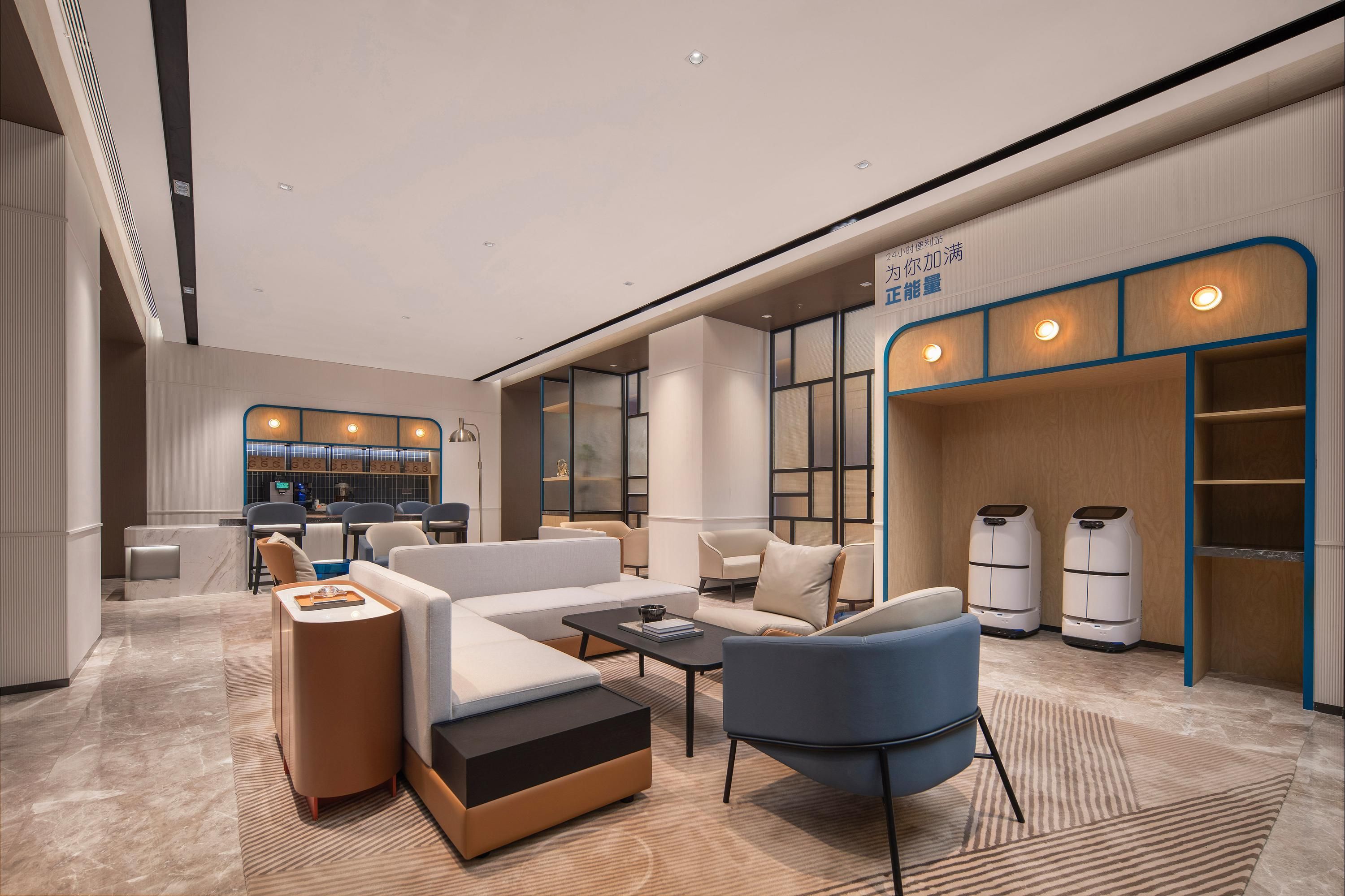 Holiday Inn Express Rizhao Oriental Colorful City by IHG - Rizhao - Salónek
