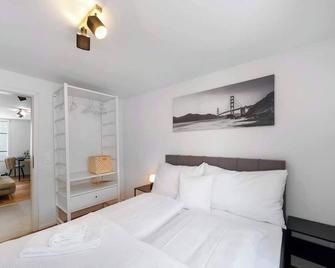 book2stay modernes Apartment OLMA-Areal - Saint Gallen - Yatak Odası