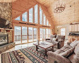 Mountainside Chalet direct views of Sunday River - Newry - Sala de estar