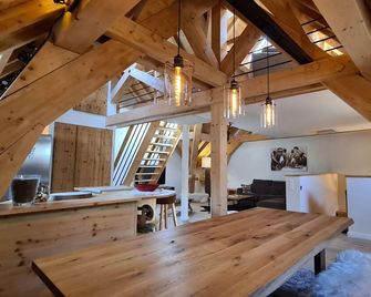 Les Suites Du Monetier, Alliant Le Charm - Le Monêtier-les-Bains - Ruang makan