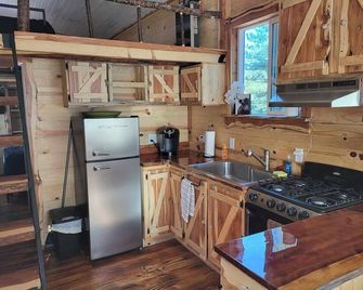 Rustic Nest Tiny House - Hot Springs - Kitchen