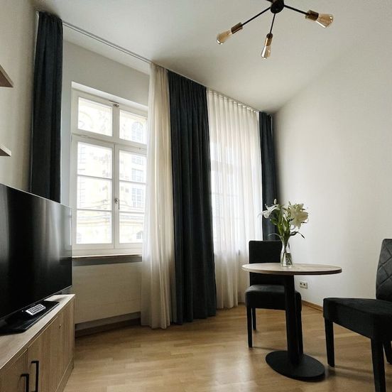 Living room view of Aparthotel Altes Dresden