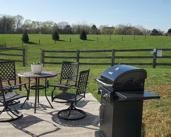 Galloping Getaway on the rolling hills of GemStone Stable - Hagerstown - Patio