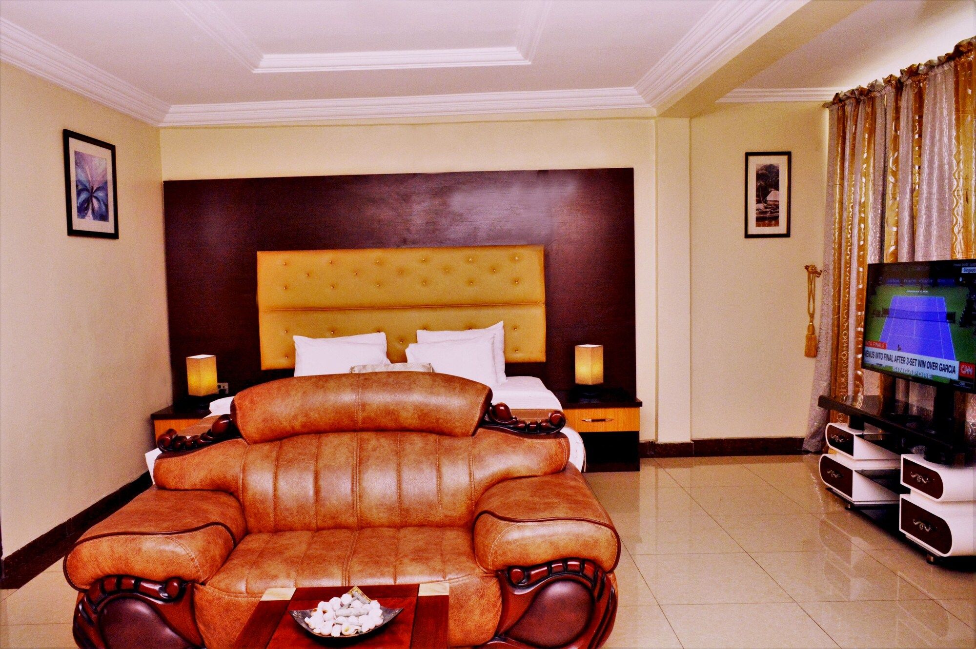 Sweet Spirit Hotel & Suites, Port Harcourt - Port Harcourt - Bedroom