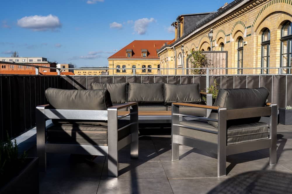 König Albert Residenz Nahe Bmw , Porsche , Dhl Und Messe - לייפציג - מרפסת