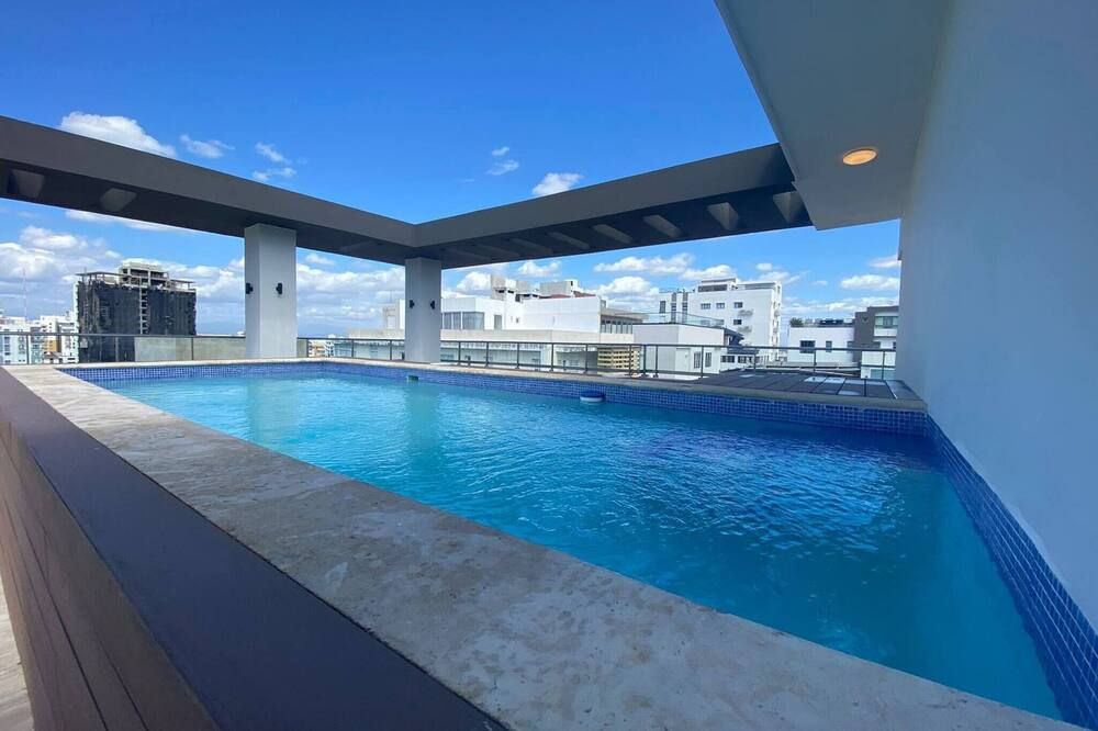 Goistay Elegant Refugio Caribeo 1br Gym Pool Naco - סנטו דומינגו - בריכה