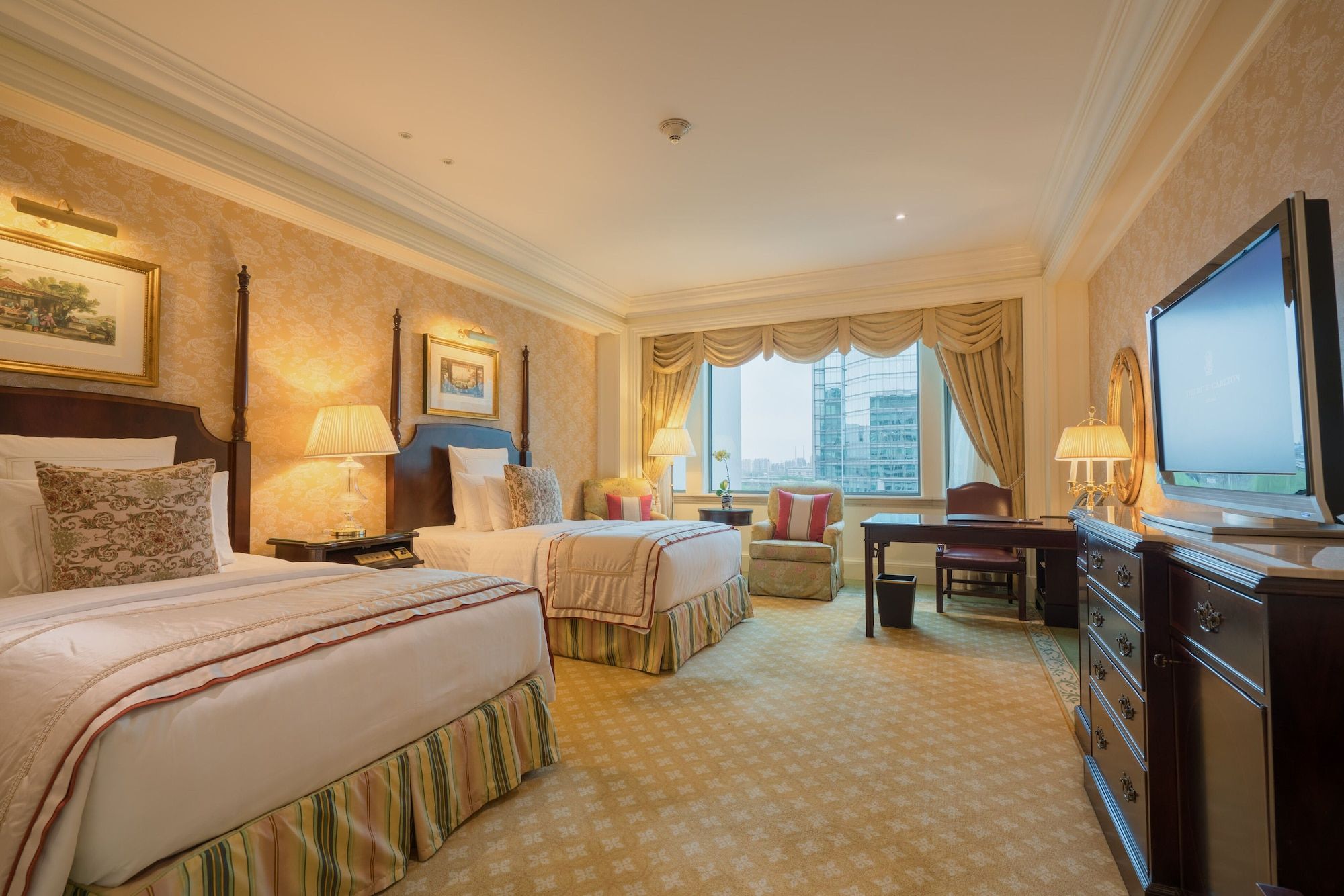Bedroom view of The Ritz-Carlton, Beijing