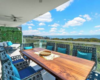 Relax in Bolongo 3BR Ocean View Condo Punta de Mita, AC and WiFi included - Punta de Mita - Balcon