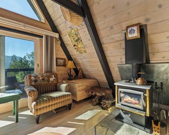 Cabin with Digital Minimalism for true get-away to Sierra outdoors. - Mi Wuk Village - Sala de estar