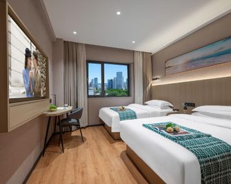 Haojing Garden Hotel (Lianyungang Suning Plaza Pedestrian Street) - Lianyungang - Habitación