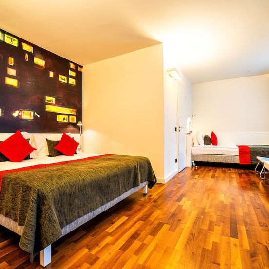 Bedroom view of Bohem Art Hotel