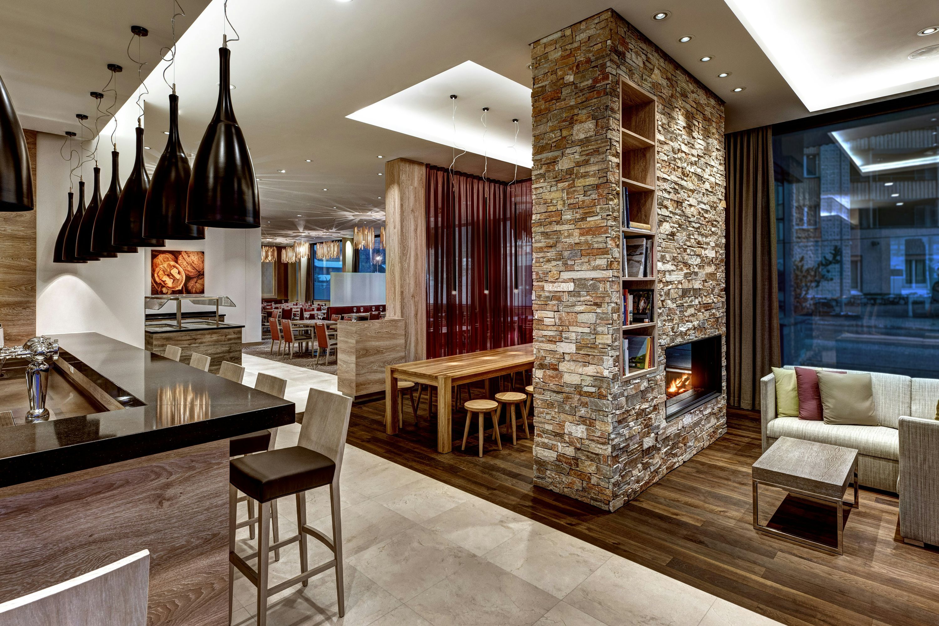 Hilton Garden Inn Davos - דאבוס - מסעדה