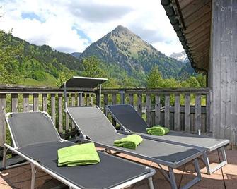 Apartment 2 Üntschenblick 4 people - Apartments Schantl in the Bregenzerwald - Schoppernau - Balcon