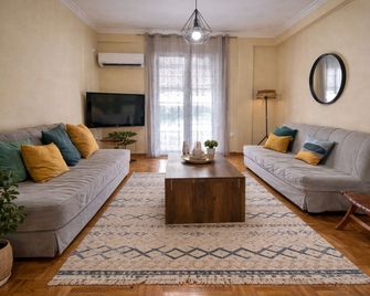 Mignon & Teak Apartments - Athènes - Salon