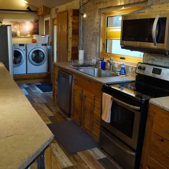 Kitchen view of The Watchman View Gallery ~ Explore Zion National Park!