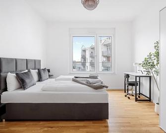 Exquis Luxus 2br Apartment Etro I Balcony I Family-Friendly I Mercedes I Home Office - Böblingen - Bedroom