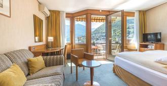 Hotel Delfino Lugano - Lugano - Bedroom