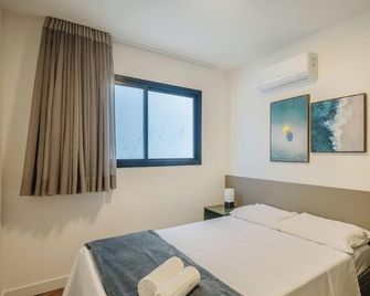 Building With New Apartments 300m From the Beach - EEP - Guarapari - Bedroom