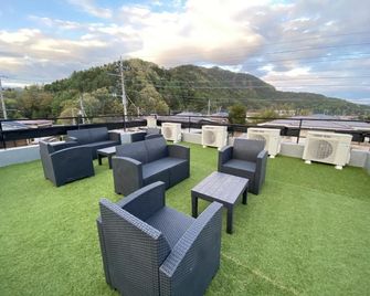 enico.Mt.Fuji en - Fujikawaguchiko - Balkon