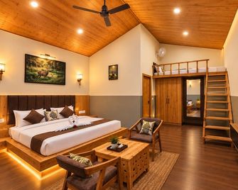The Dhela Jungle Resort - Rāmnagar - Bedroom