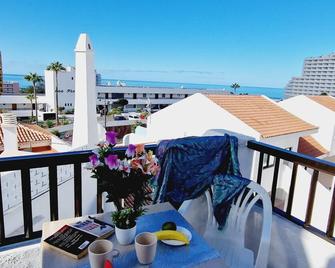 Garajonay 3 bedrooms apartment, ocean & pool view - Playa Paraiso - Parveke