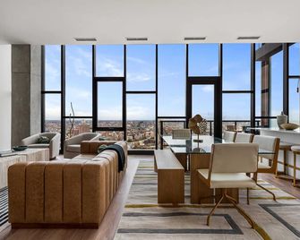 Avenir West Loop Penthouses with Iconic City Views - Chicago - Sala de estar