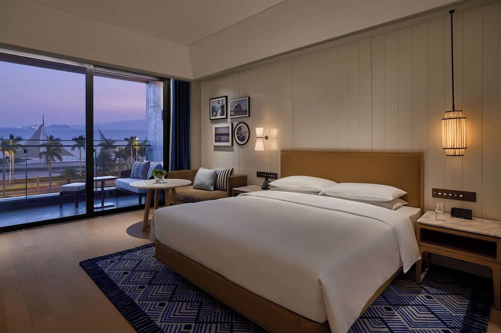 Hyatt Centric Ocean Front Xiamen - Xiamen - Schlafzimmer