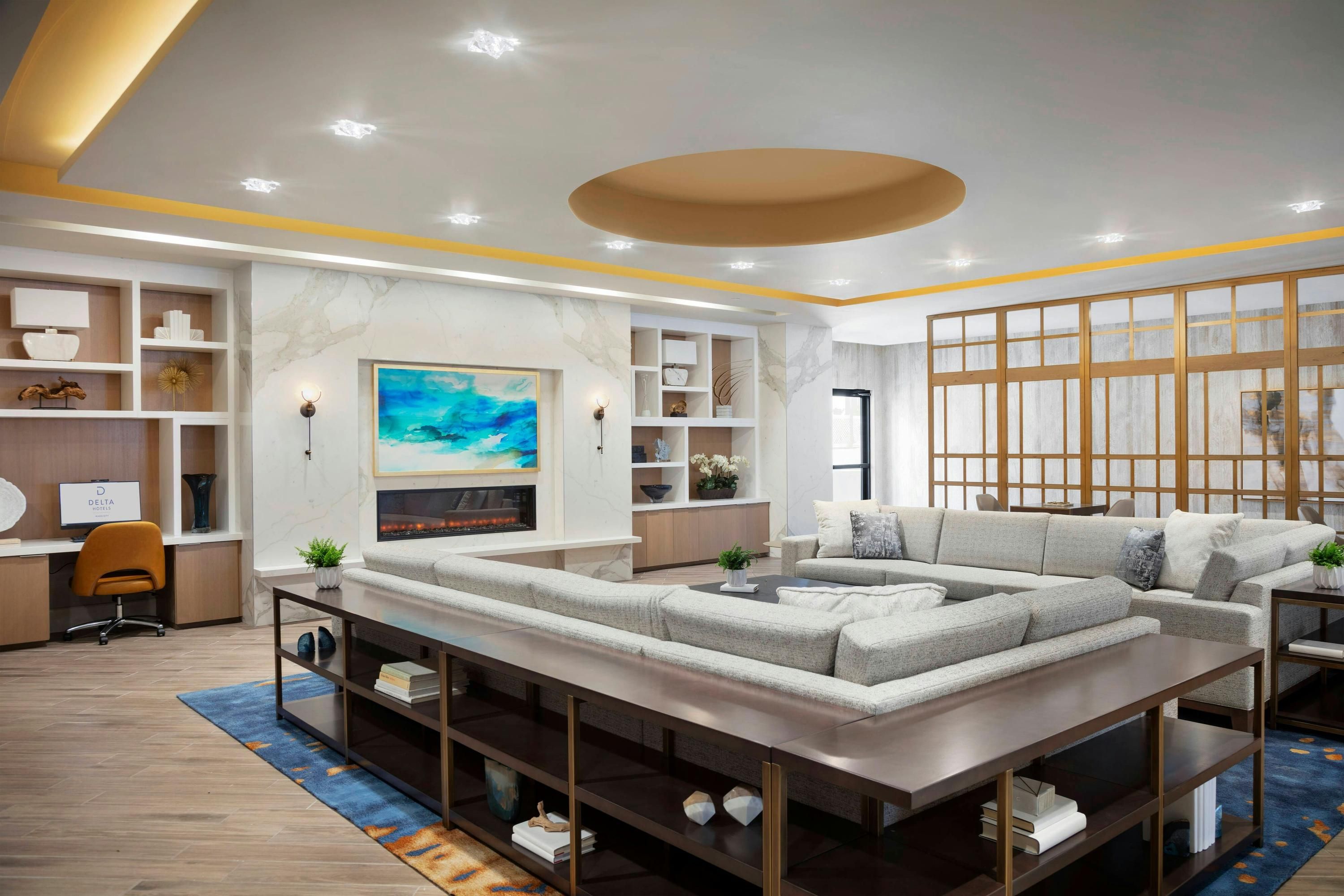 Delta Hotels by Marriott Virginia Beach Waterfront Suites - וירג'יניה ביץ' - סלון