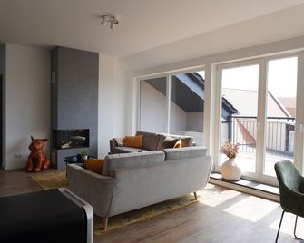 Sleepwell Apartment - Ehrensteinsuite - Leipzig - Sala de estar