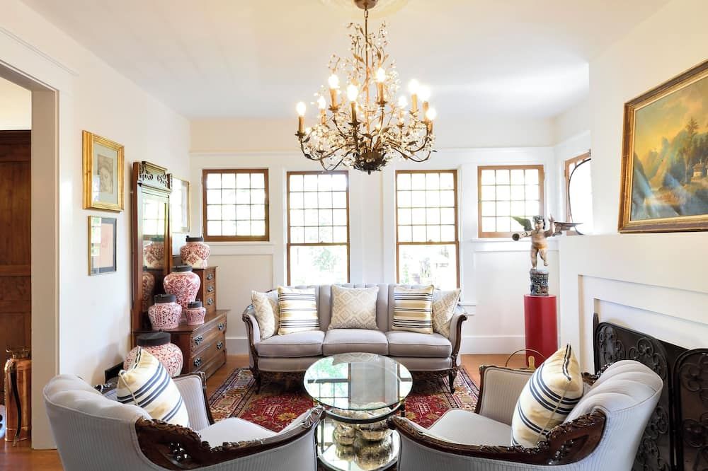 Boutique Hotel - King Room-1/2 Mi. From Santa Fe Plaza - سانتا في - غرفة معيشة