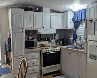 Lake view 1 bedroom, Golf Course & Trapshooting - Odessa - Кухня