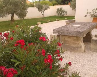 Gîte du Petit Mandon-Arles-Crau-Camargue: a house for 2/3 people with spa - Arles - Innenhof