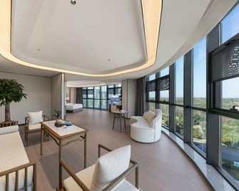Moshang Qingju Hotel (Xinxiang Hebei Normal University Pingyuan Lake Campus Branch) - Xinxiang - Schlafzimmer